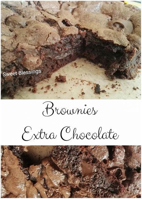 Brownies extra chocolate