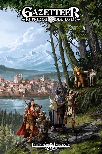 Gazetteer de Aventuras en la Marca del Este en Verkami