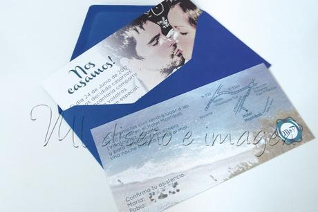 Invitaciones de boda playa