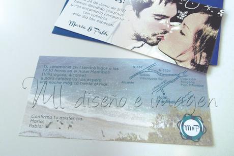 Invitaciones de boda playa
