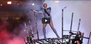 Lady Gaga toda una estrella en el evento de la Super Bowl