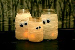Ideas para decorar en tu fiesta de halloween velas