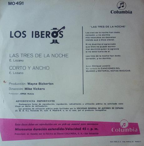 Los Iberos. “Las Tres de la Noche”