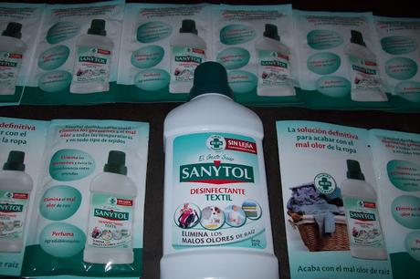 Probando el desinfectante textil Sanytol gracias a Youzz