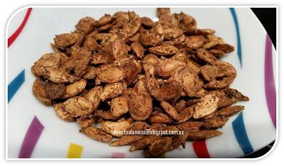 Pipas de calabaza especiadas