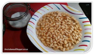 Pipas de calabaza especiadas