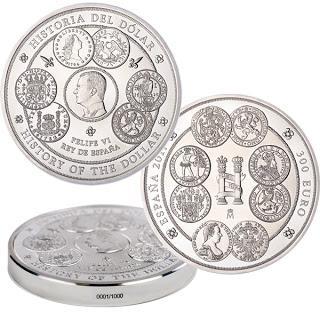 INFORME NUMISMÁTICO: HISTORIA DEL DOLAR EN UN KILO DE PLATA