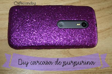 Diy: carcasa de purpurina