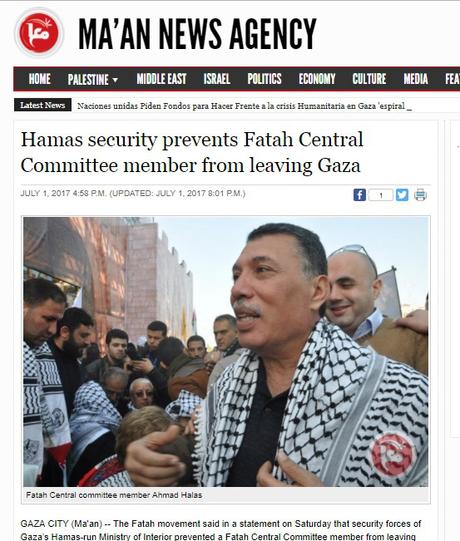 Hamas impide a  miembros de Fatah salir de Gaza.