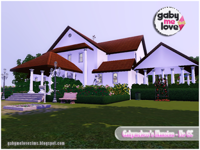 Gabymelove's Mansion |NO CC| ~ Lote Residencial (Sims 3)