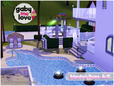 Gabymelove's Mansion |NO CC| ~ Lote Residencial (Sims 3)