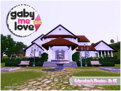 Gabymelove's Mansion |NO CC| ~ Lote Residencial (Sims 3)