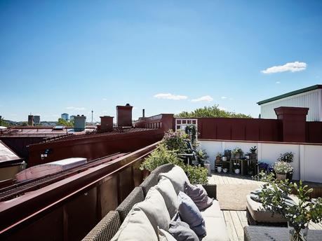 terraza de madera suelo exterior de madera sofa terraza jardín muebles de terraza estilo nórdico diseño exteriores decoración exterior blog decoración 