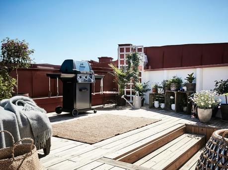 terraza de madera suelo exterior de madera sofa terraza jardín muebles de terraza estilo nórdico diseño exteriores decoración exterior blog decoración 