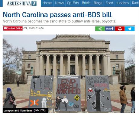 Carolina del Norte aprueba legislación contra el discriminatorio BDS.
