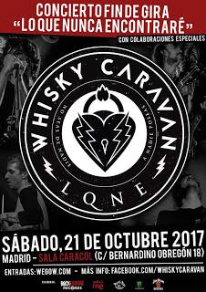 Whisky caravan: concierto gira nunca encontraré