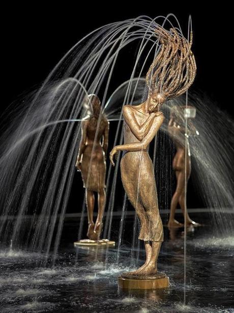 Esculturas De Bronce Que Cobran Vida Con Agua