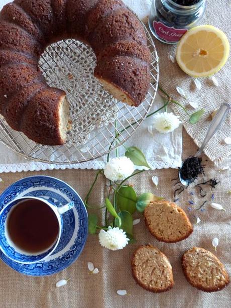 budín de earl grey, limón y miel