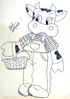 11 Moldes de vaquitas para hacer manualidades en foami y pintura