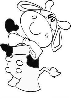 11 Moldes de vaquitas para hacer manualidades en foami y pintura