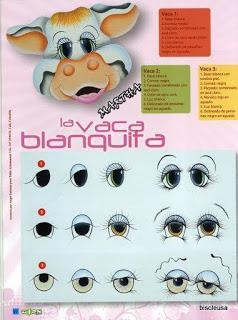 11 Moldes de vaquitas para hacer manualidades en foami y pintura