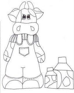 11 Moldes de vaquitas para hacer manualidades en foami y pintura