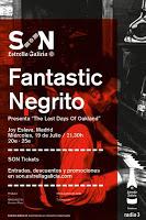 Concierto de Fantastic Negrito en Jiy Eslava