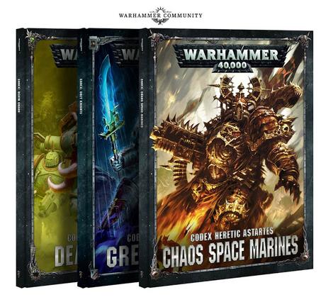 Primeros codex anunciados de W40K 8ª y algunos datos interesantes