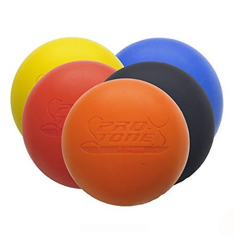 Protone - Pelota de Lacrosse - Sirve para Masajear Puntos de Presión, Crossfit, Terapias de Rehabilitación y Fisioterapia (rojo)