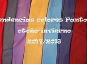 Colores Pantone temporada otoño-invierno 2017/2018