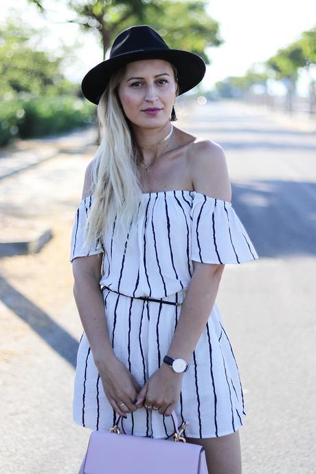 STRIPED JUMPSUIT