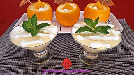 Mousse de Melón y Naranja