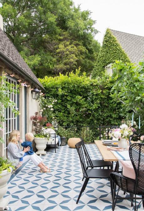 TERRAZA con suelo ceramico