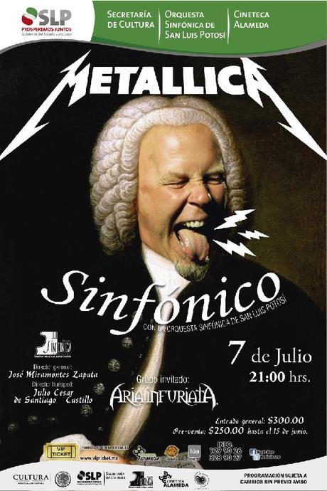Metallica Sinfónico resonará este viernes en la Cineteca