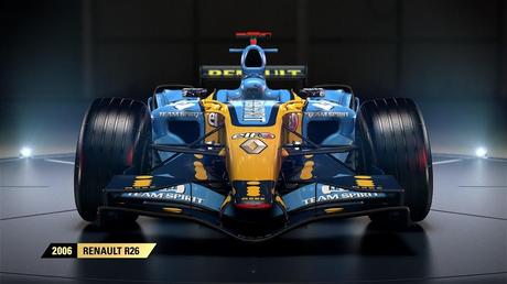 F1 2017 nos transporta al pasado con el Renault que usó Alonso para ganar su segundo mundial
