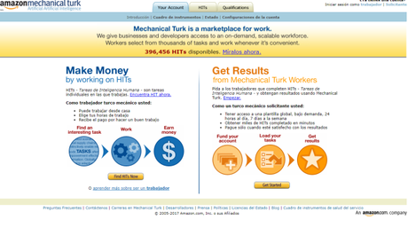 Obtener ingresos extras gracias a Amazon Mechanical Turk Obtener ingresos extras gracias a Amazon Mechanical Turk