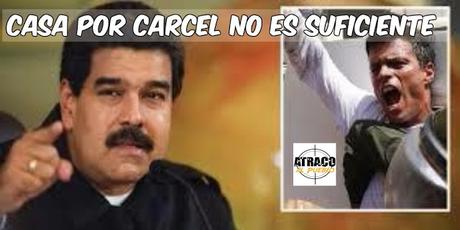 CASA POR CÁRCEL NO ES SUFICIENTE