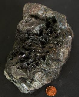 Recolectando muestras de minerales