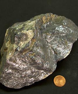 Recolectando muestras de minerales