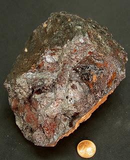 Recolectando muestras de minerales