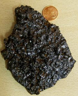 Recolectando muestras de minerales