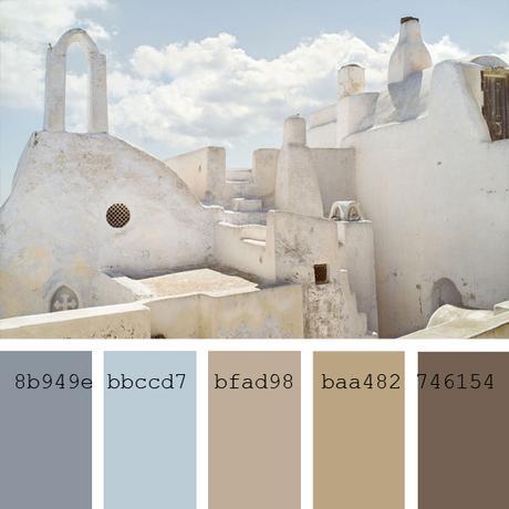 Paletas de color: tonos costeros