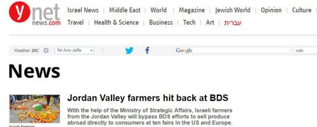 Los agricultures del Valle Jordan se defienden del discriminatorio BDS.
