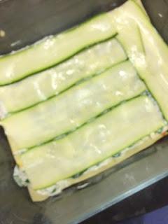 LASAÑA DE ESPINACAS, JAMON Y QUESO