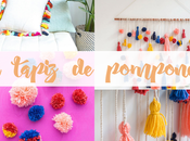 Diy: mural pompones colores