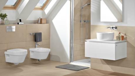 Colaboración Villeroy & Boch: 3 alternativas para distribuir un baño abuhardillado