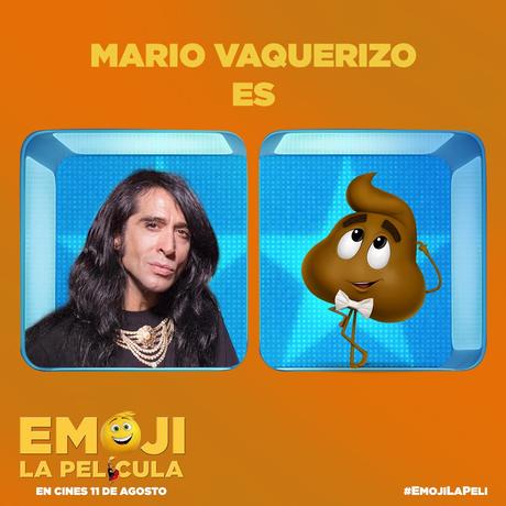 Mario Vaquerizo será el emoticono de la caca en Emoji: La película
