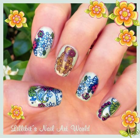 Dama de primavera (placa Harunouta L019)