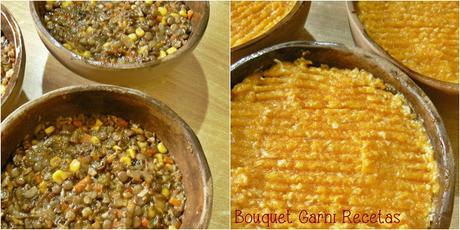 Pastel del pastor en versión vegetariana