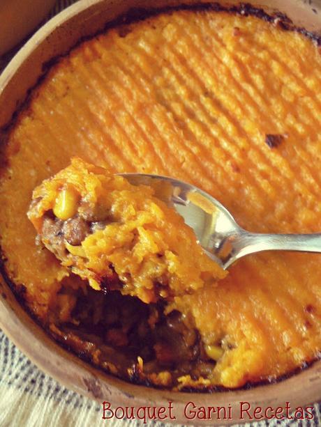 Pastel del pastor en versión vegetariana